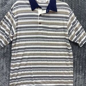 Vintage Classics By Palmland Men’s Polo Large Stripe Multicolor